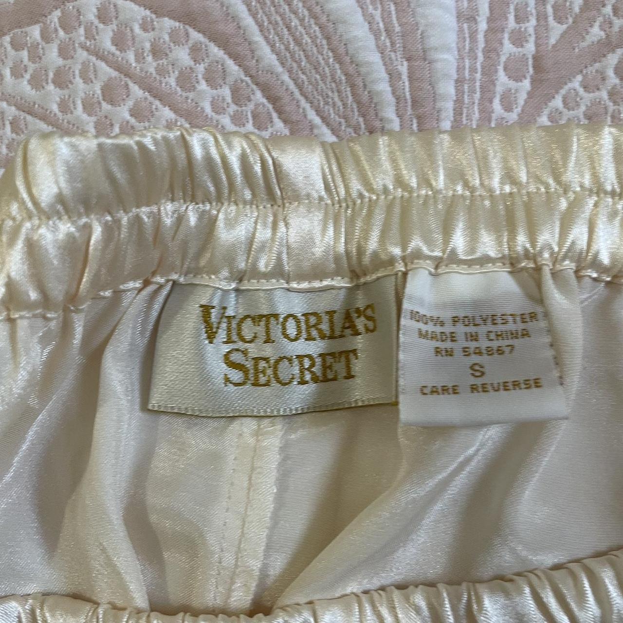 “VICTORIA’S SECRET” Vintage Gold Label Ivory... - Depop