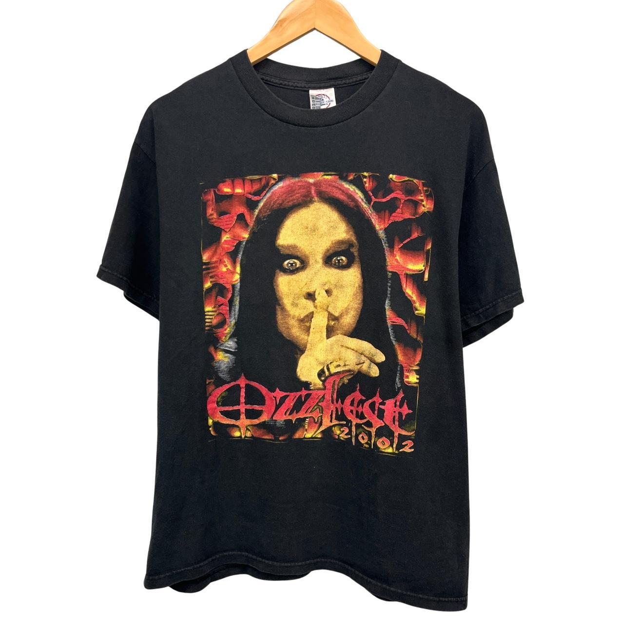 Vintage 2002 Ozzy Osbourne ozzfest t shirt size... - Depop