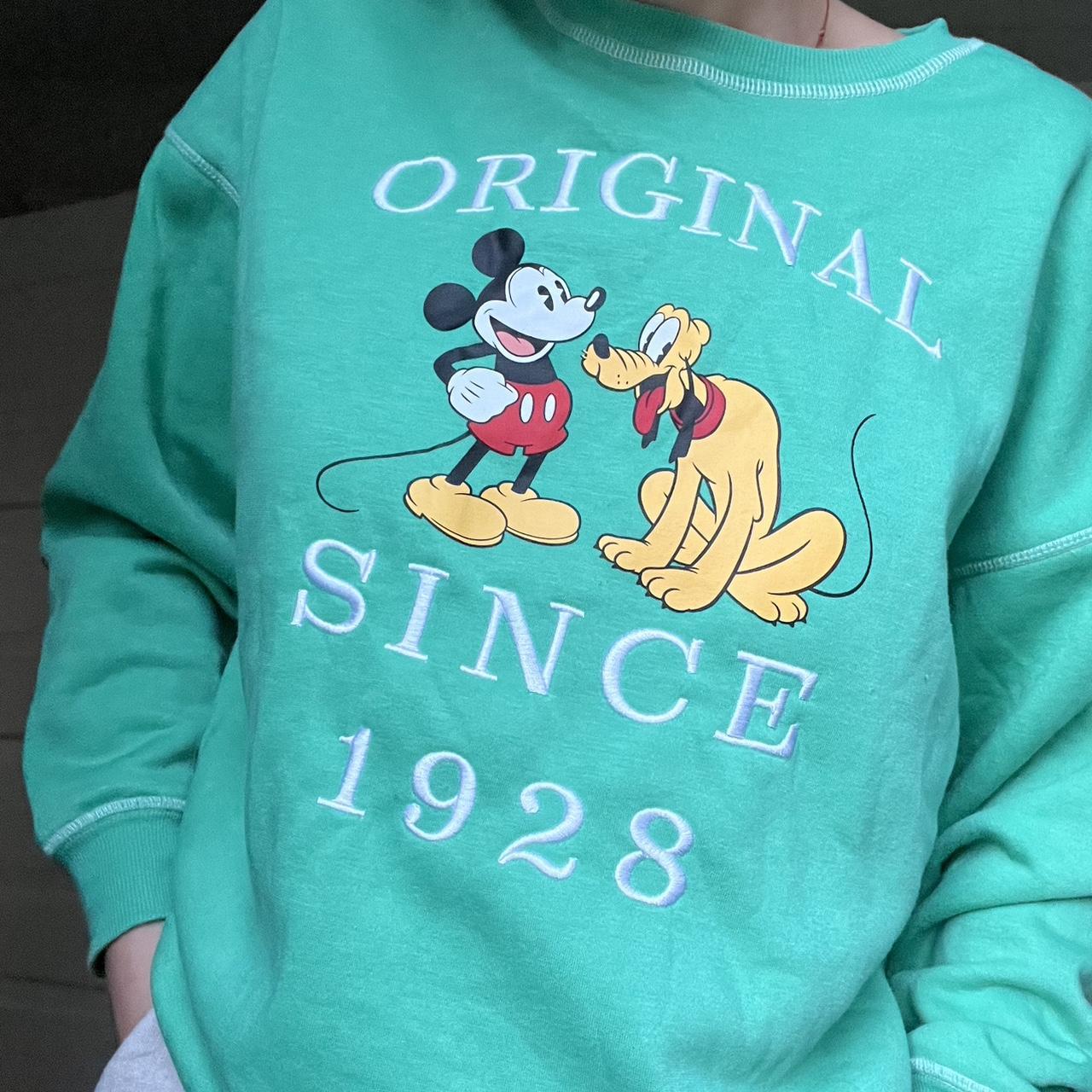 Primark x Disney Green “Since 1928” Mickey and Pluto... - Depop