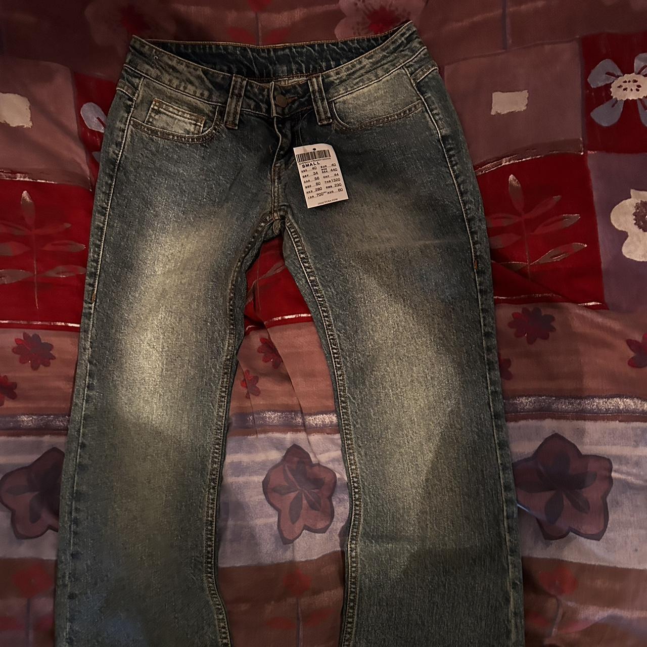 brandy melville kylie jeans lowrise with slightly... Depop