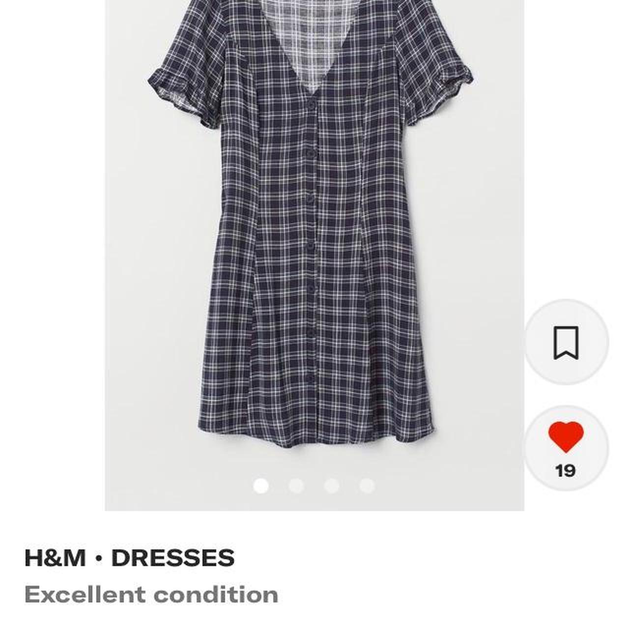 H and m tartan hot sale dress