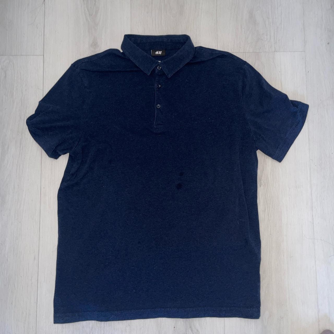 H&m basic fine 2025 cotton stretch polo