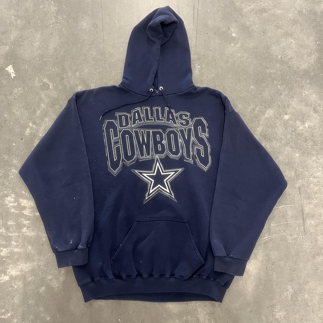 vintage Dallas cowboys logo 7 hoodie 90s Tagged a... - Depop