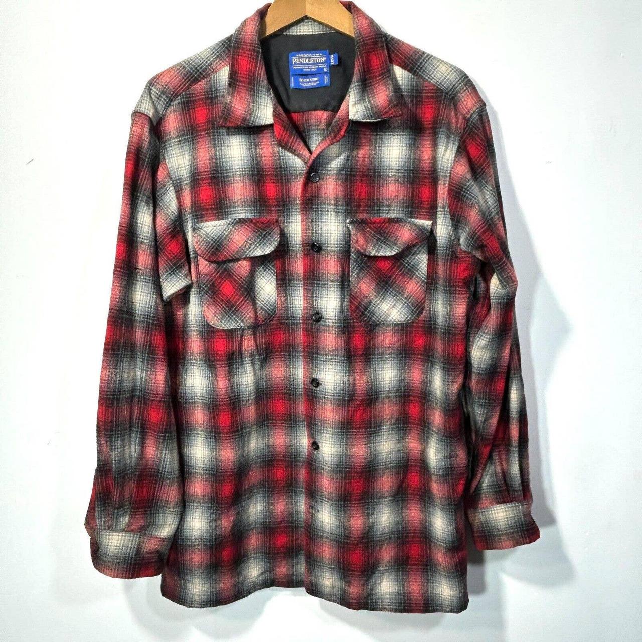 Vintage Pendleton Wool Jac Board Shirt Loop... - Depop