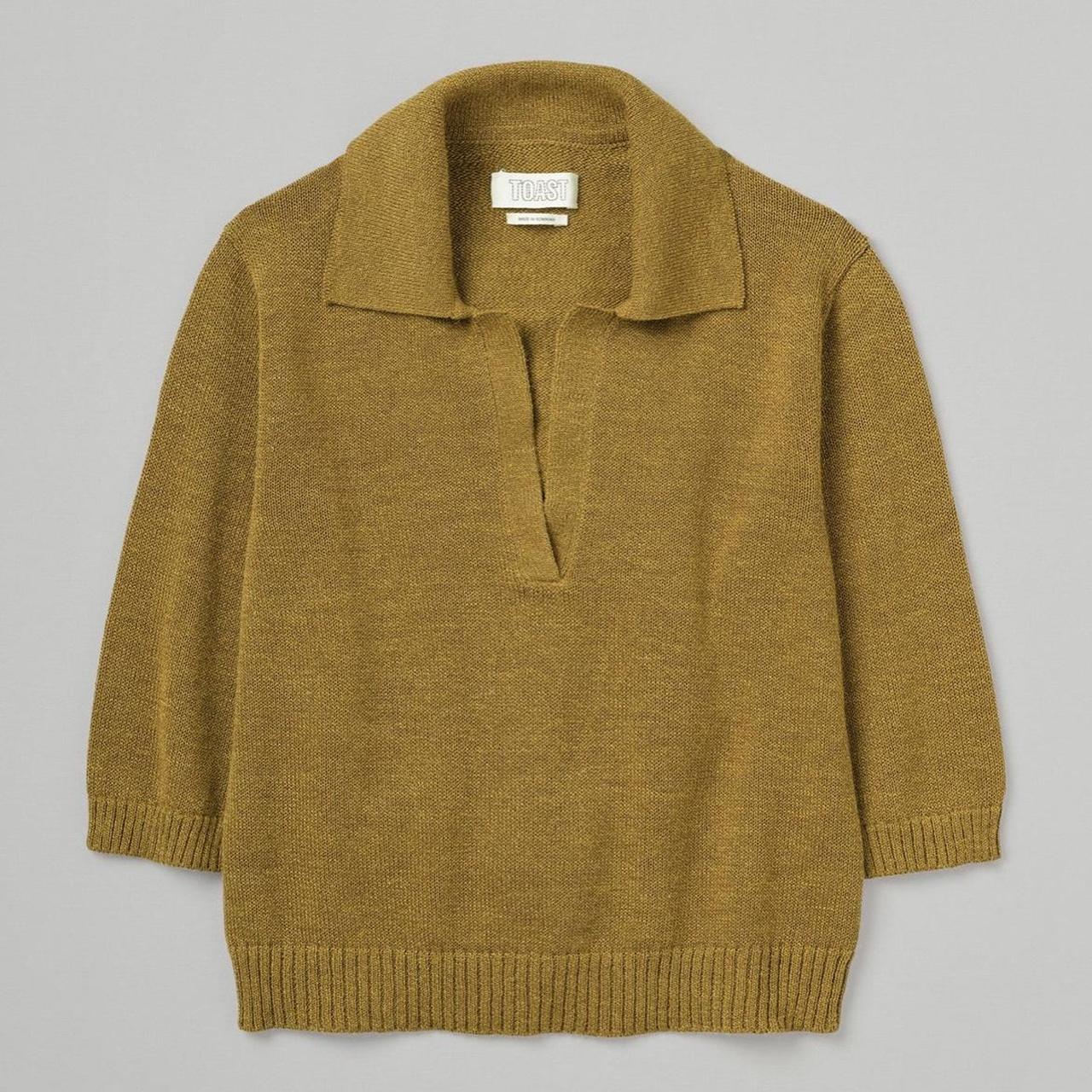 Free shipping. Toast collared knitted top in size... Depop
