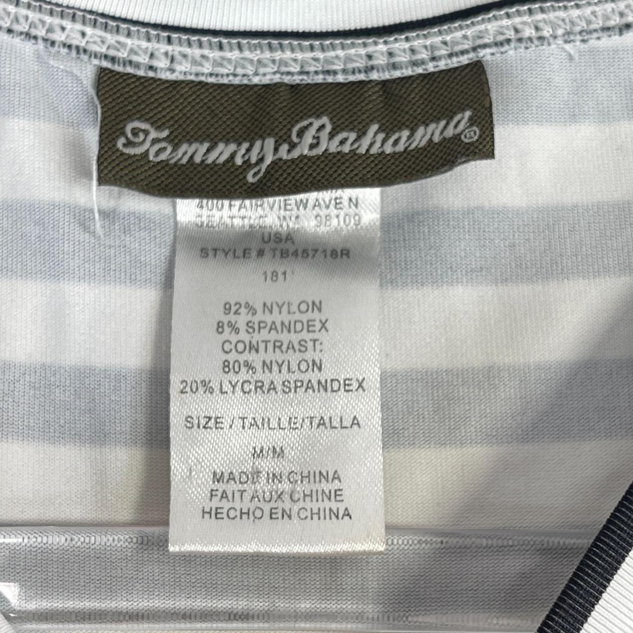 TOMMY BAHAMA Islandzone Womens M Black White Stripe... - Depop