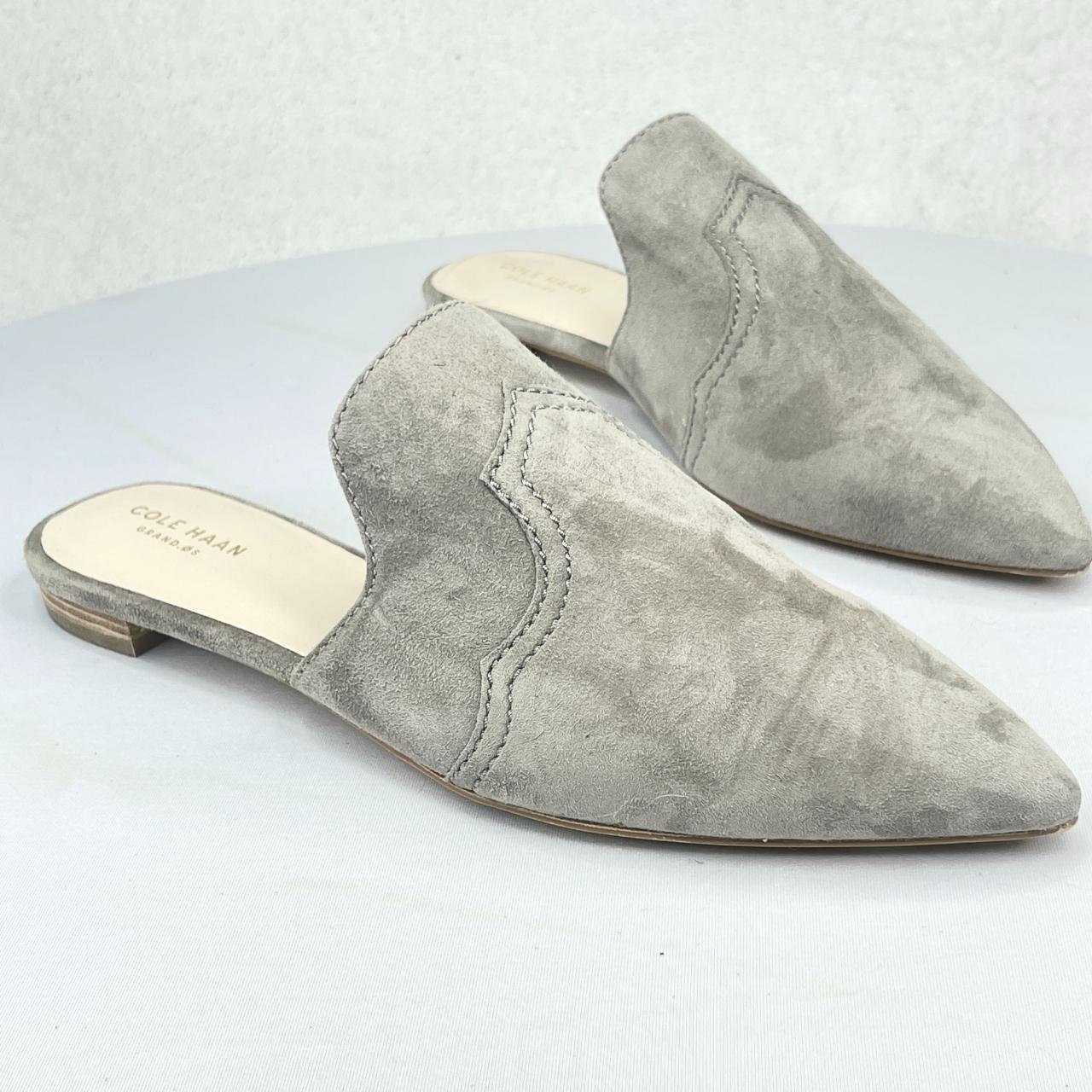 cole haan white mules