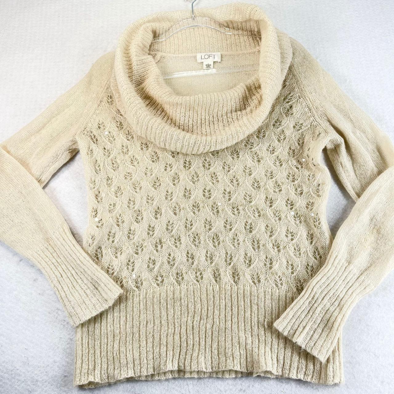 Loft cable clearance knit sweater