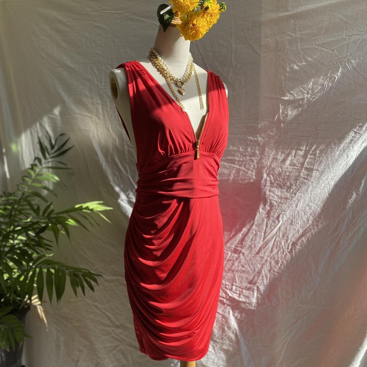 sexy-bodycon-drape-dress-low-back-in-vibrant-red-a-depop