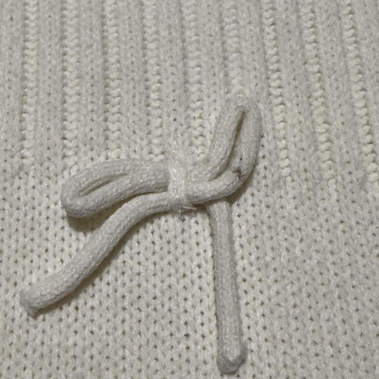  white sweater dress some staining shown says... Depop