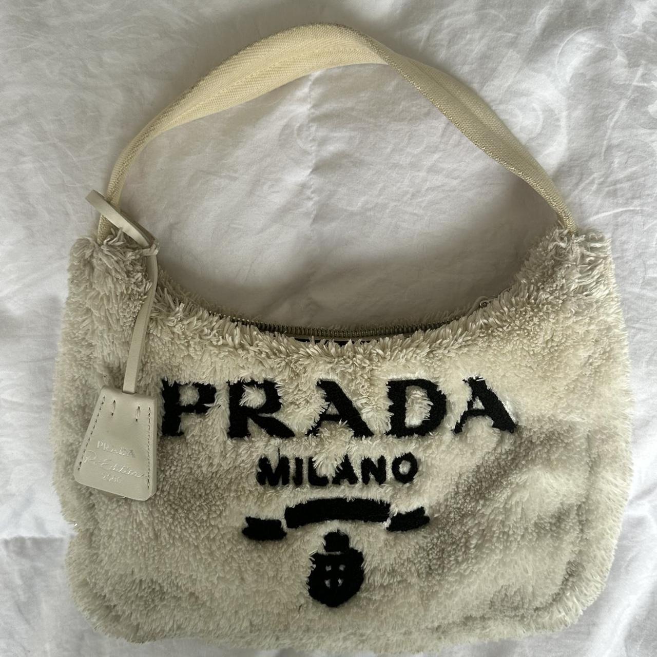 Re-Edition 2000 faux fur mini bag