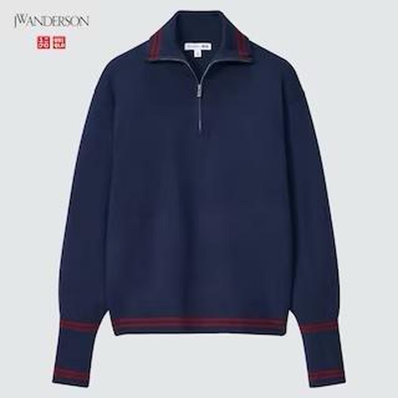 Jw Anderson Women S Red And Navy Suit Depop