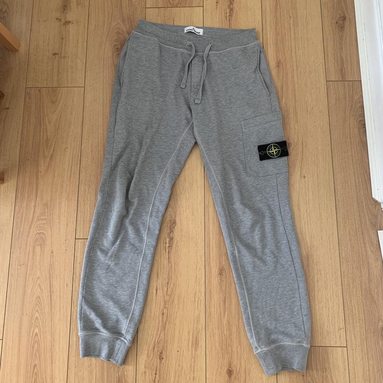 grey Stone Island Joggers great condition RRP -... - Depop