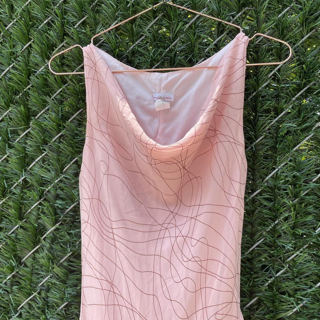 Khaki Krew Women's Pink and Brown Dress (4)