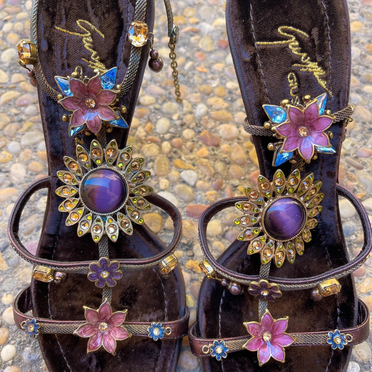 Giuseppe Zanotti Women's Brown and Purple Sandals (2)