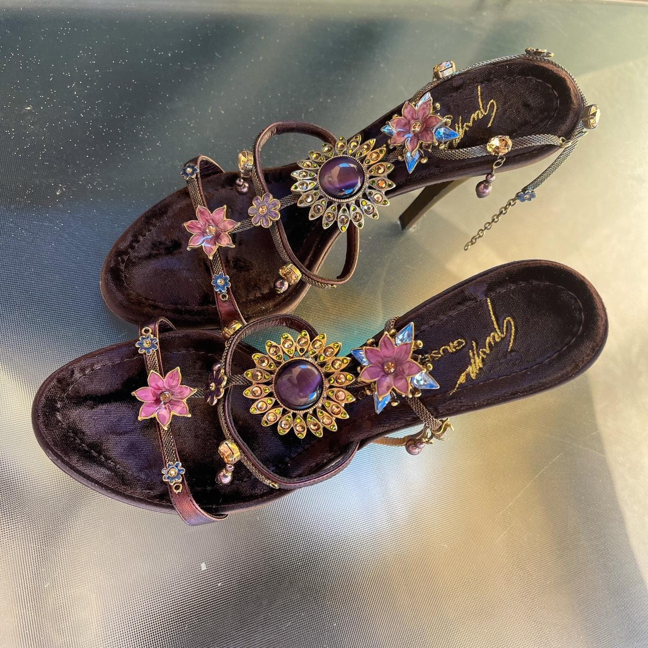 Giuseppe Zanotti Women's Brown and Purple Sandals (4)