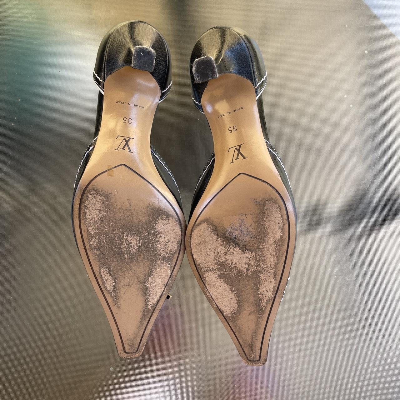 Louis Vuitton, Shoes, Louisvuitton Womens Bow Slide Mule Black Denim Size  35