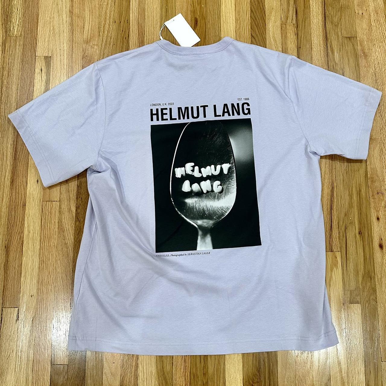 Large Helmut Lang Photo Tee Lilac - Brand New, All... - Depop