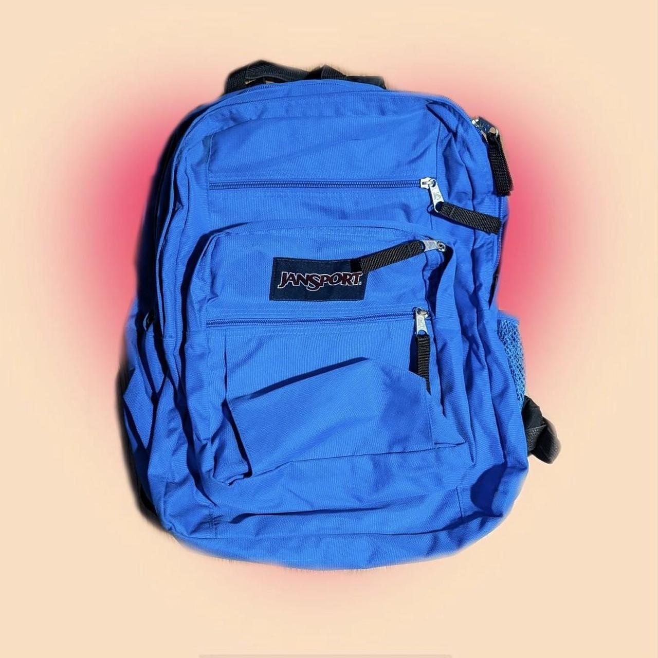 Jansport blue backpack will multiple pockets ⭐... - Depop