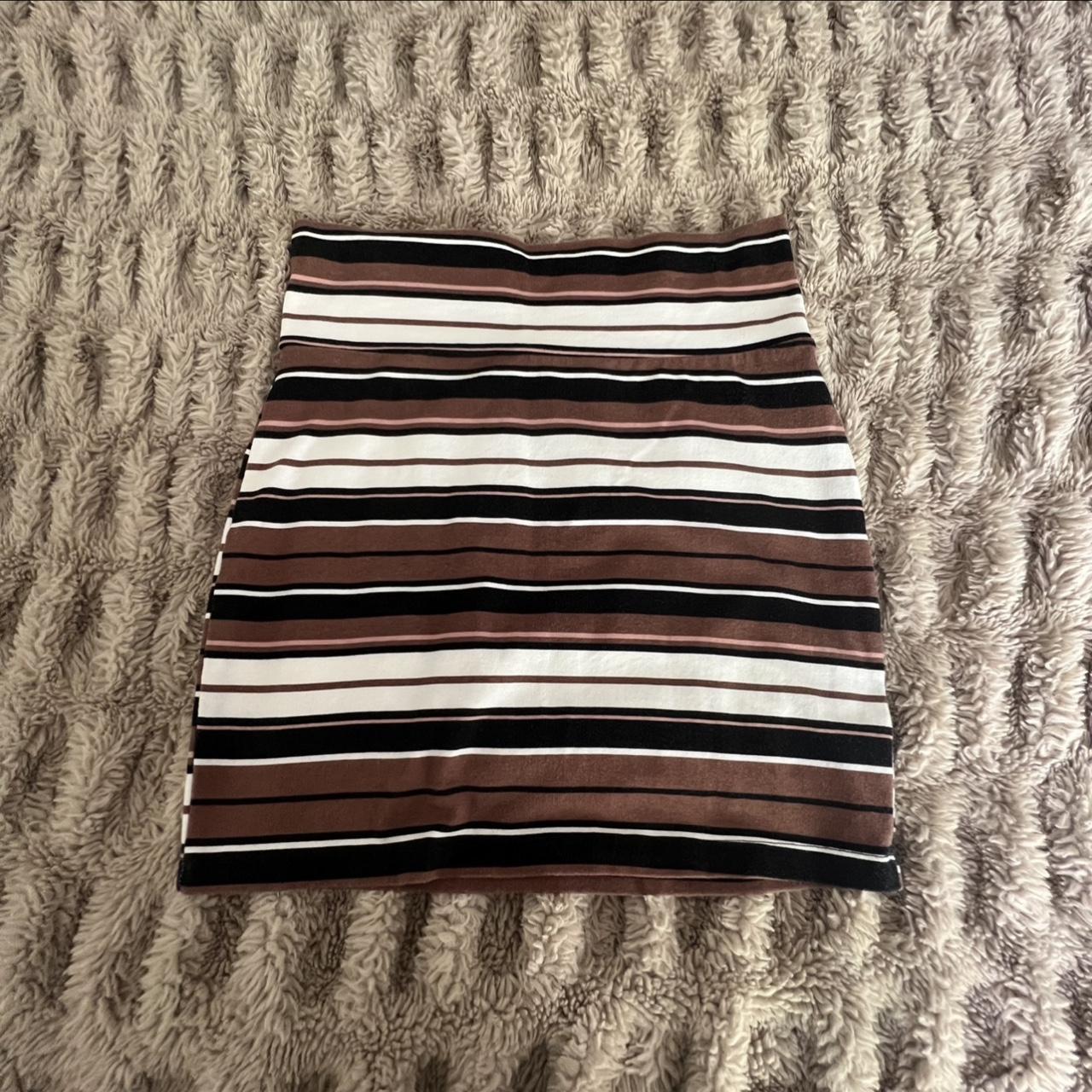 Brandy Melville Women's Brown Skirt Depop