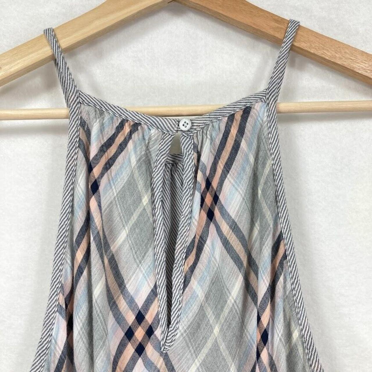 Bella Dahl Kia Argyle Diamond Halter Tank Top So