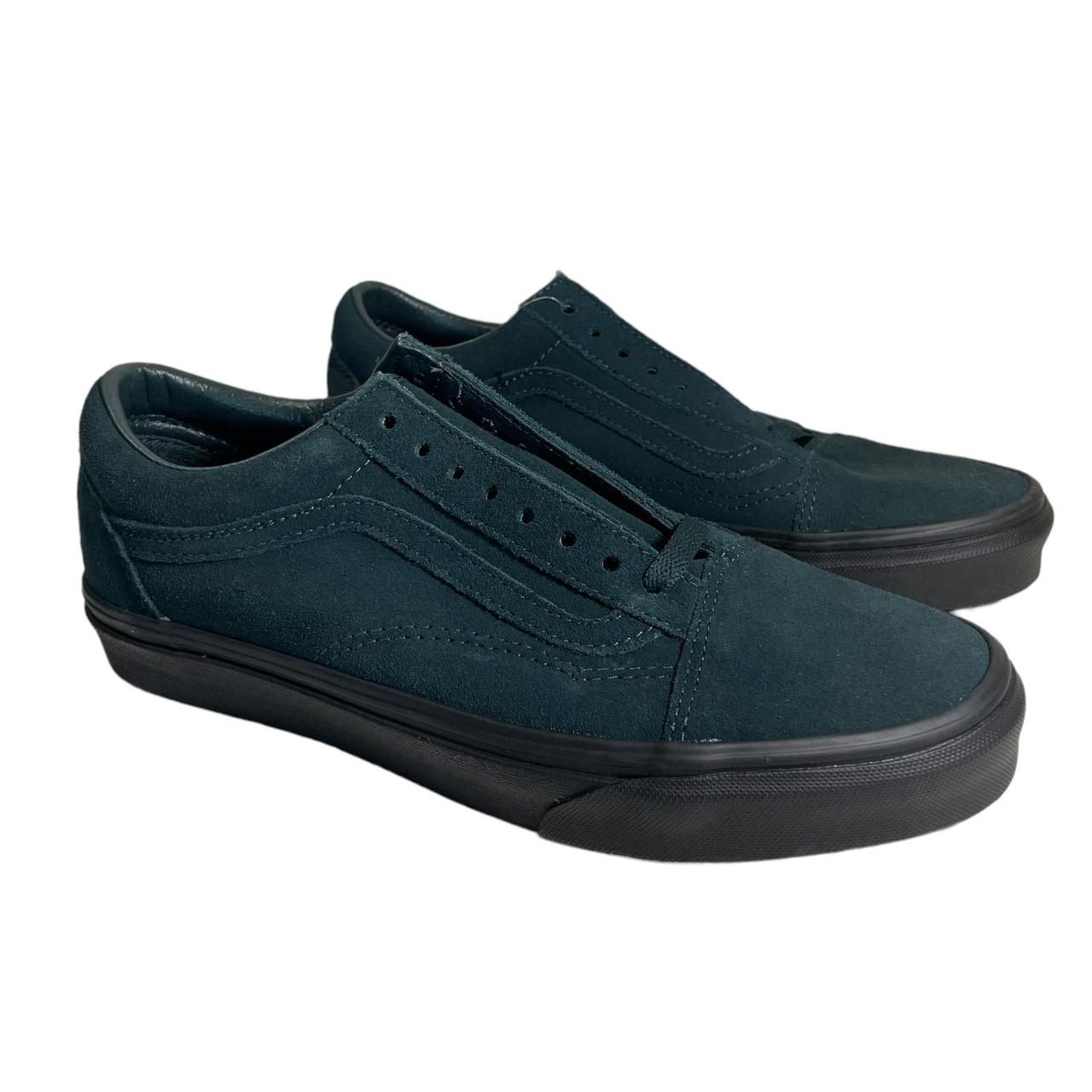 Vans old skool dark spruce suede sale skate shoes