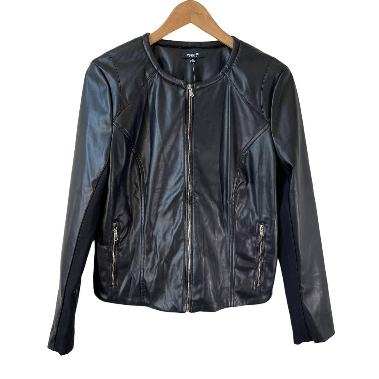 Premise studio 2025 faux leather jacket