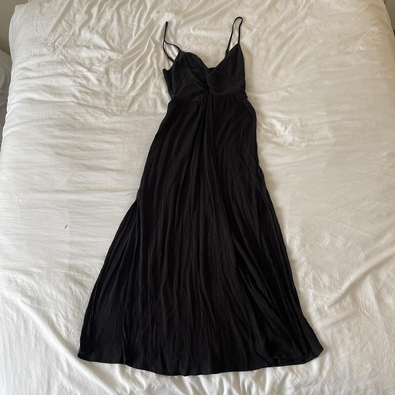 Aerie Women's Black Dress | Depop