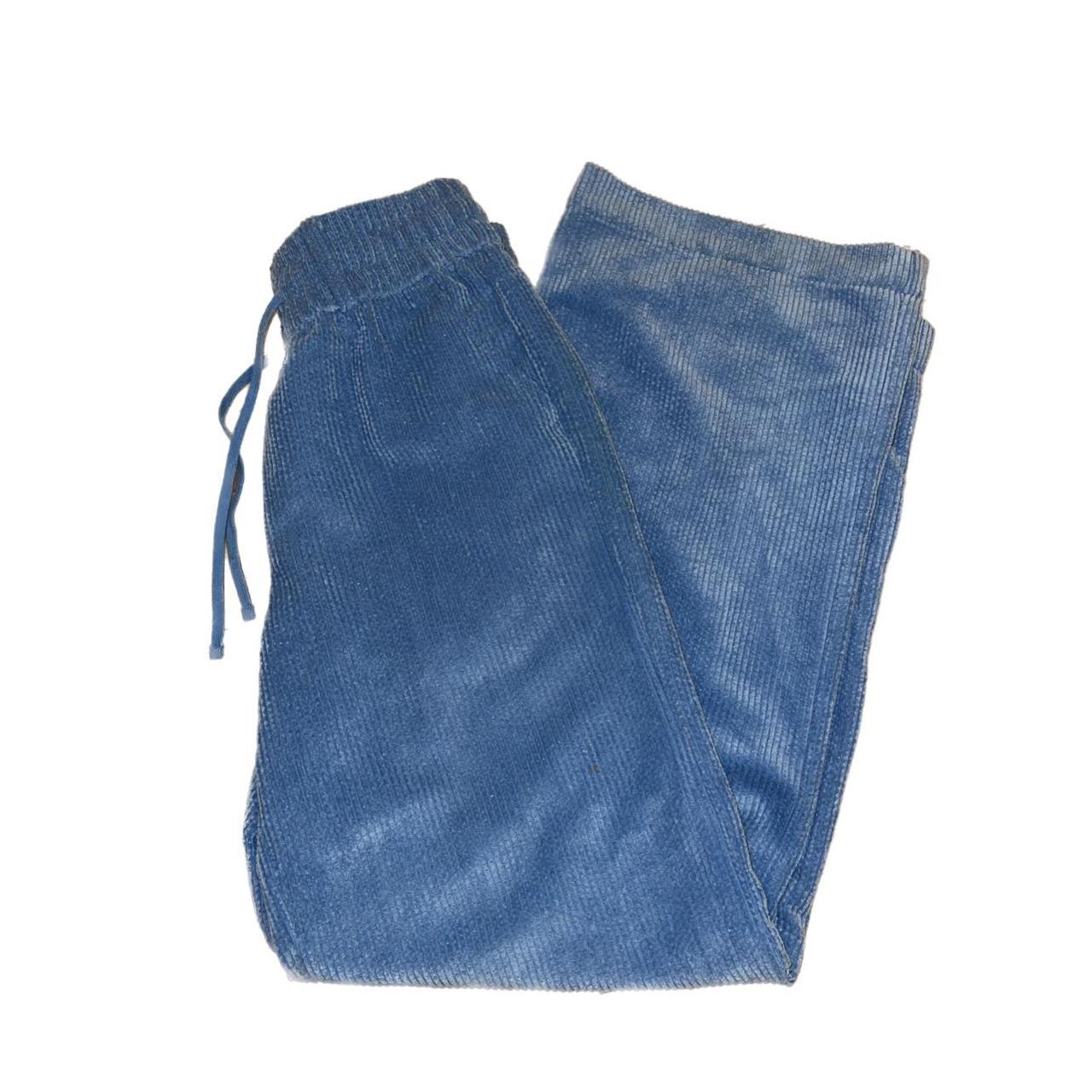 💙💙Baby Blue Corduroy Wide leg pant/ never worn Urban... Depop