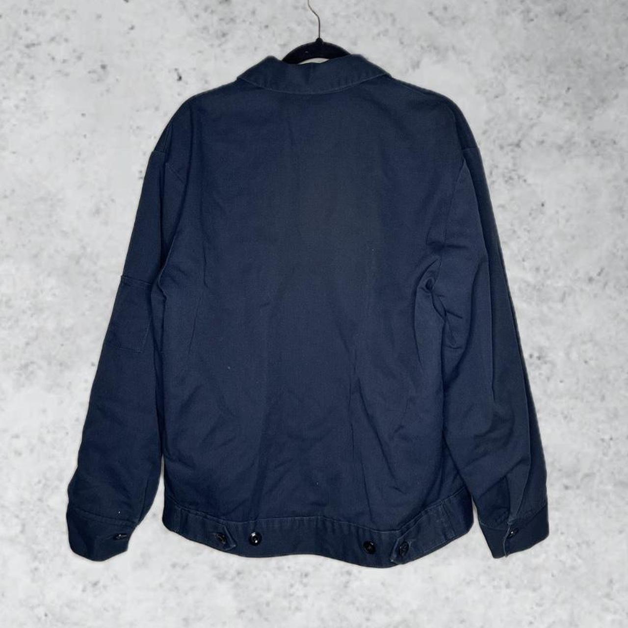 DICKIES Navy blue work jacket Size:M #dickies... - Depop