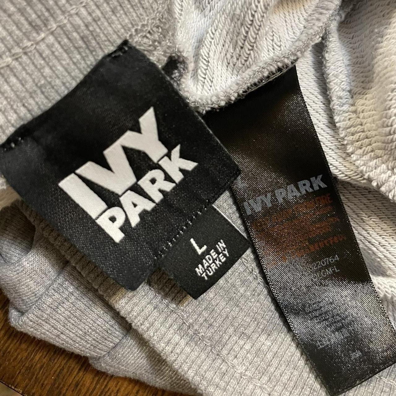 Ivy Park Grey and Blue Joggers-tracksuits | Depop