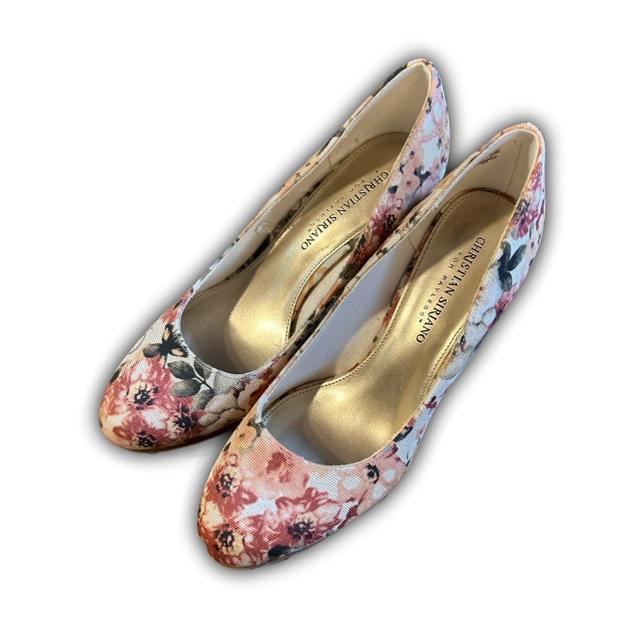 Christian Siriano for Payless Floral Heels Size Depop
