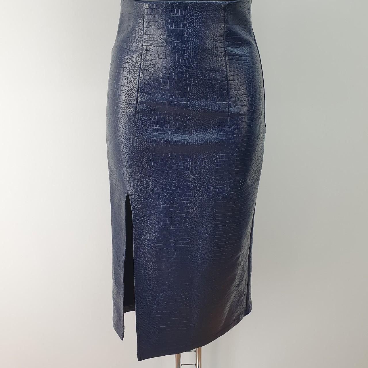 Croc faux leather pencil skirt topshop hotsell