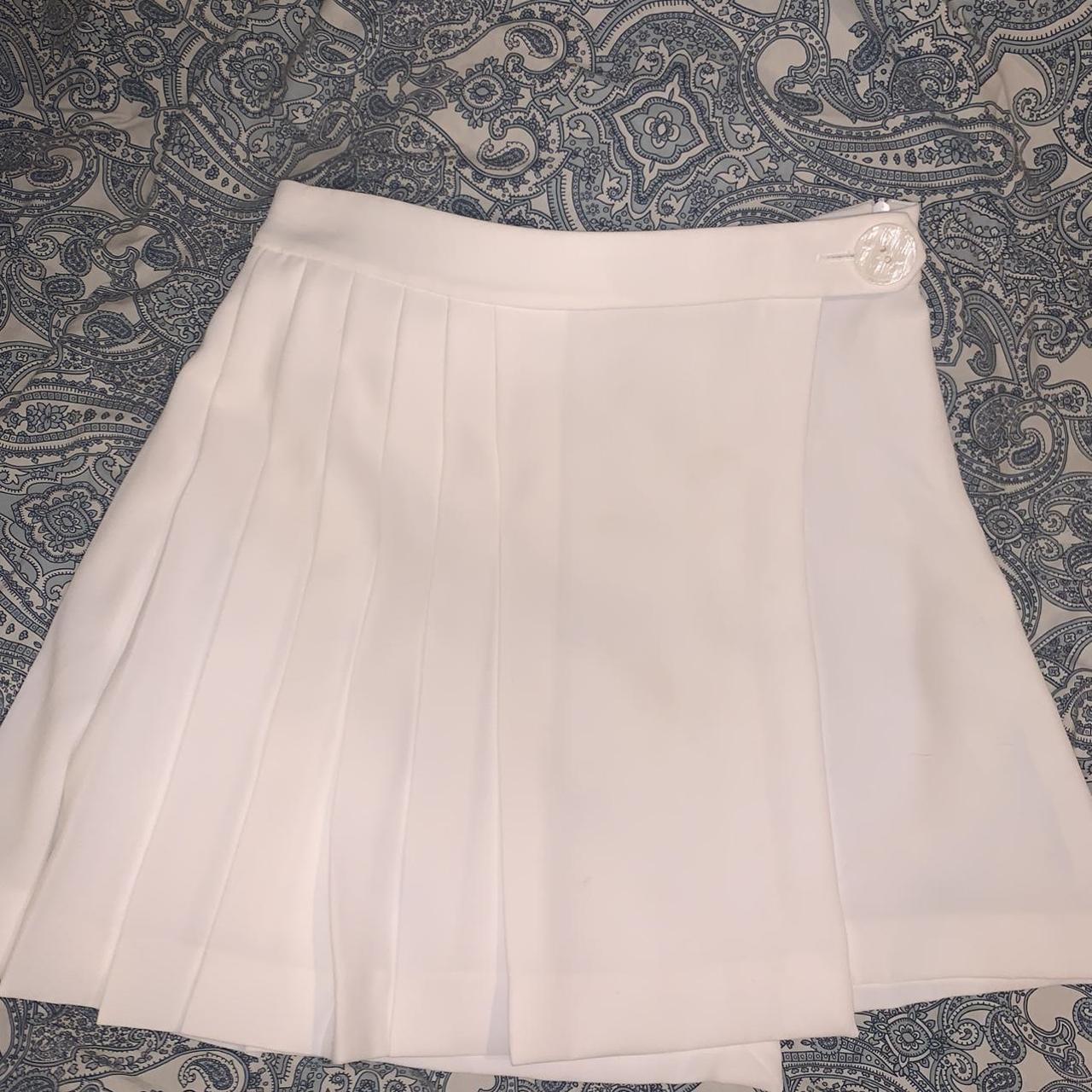 Zara Women's White Skirt | Depop