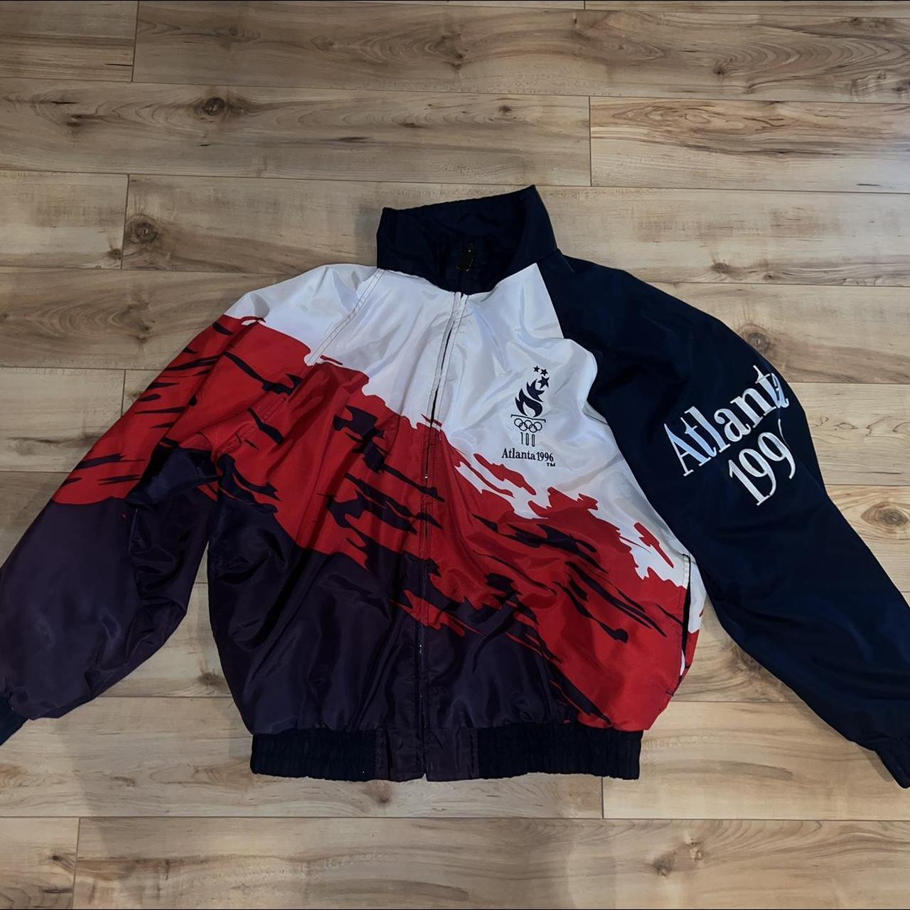 Vintage 1996 Jacket Splash Logo Athletic USA Atlanta...