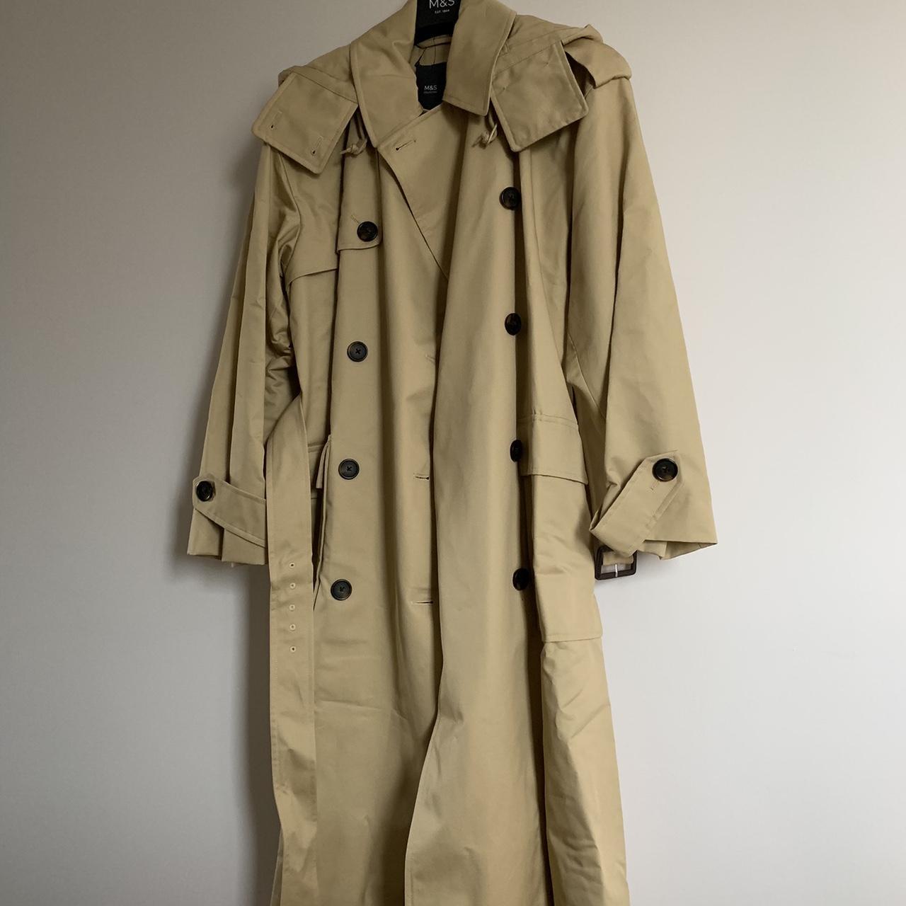 Marks and spencers classic trench coat. SIZE... - Depop