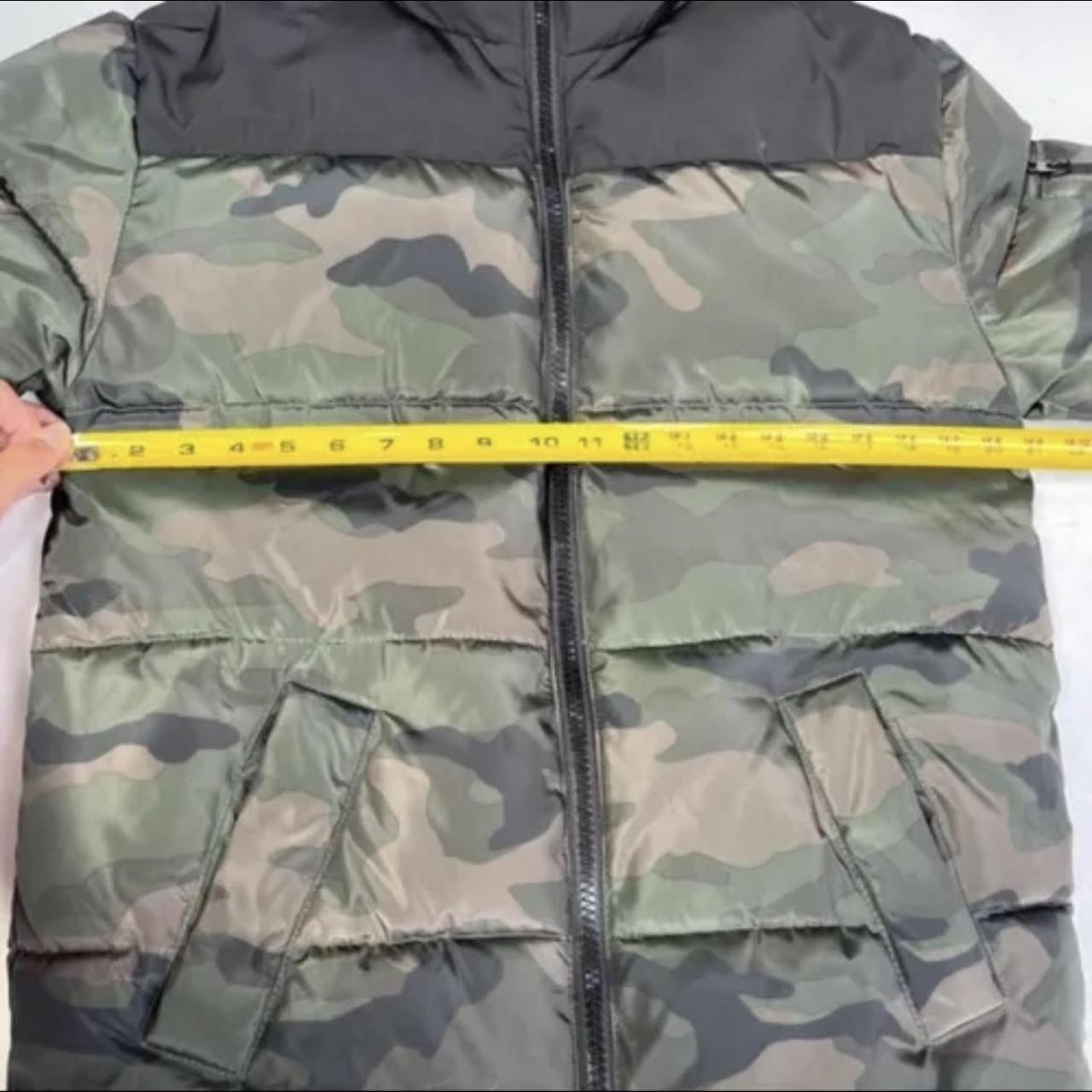 H&M Divided Winter Camouflage Puffer Coat - Men's... - Depop