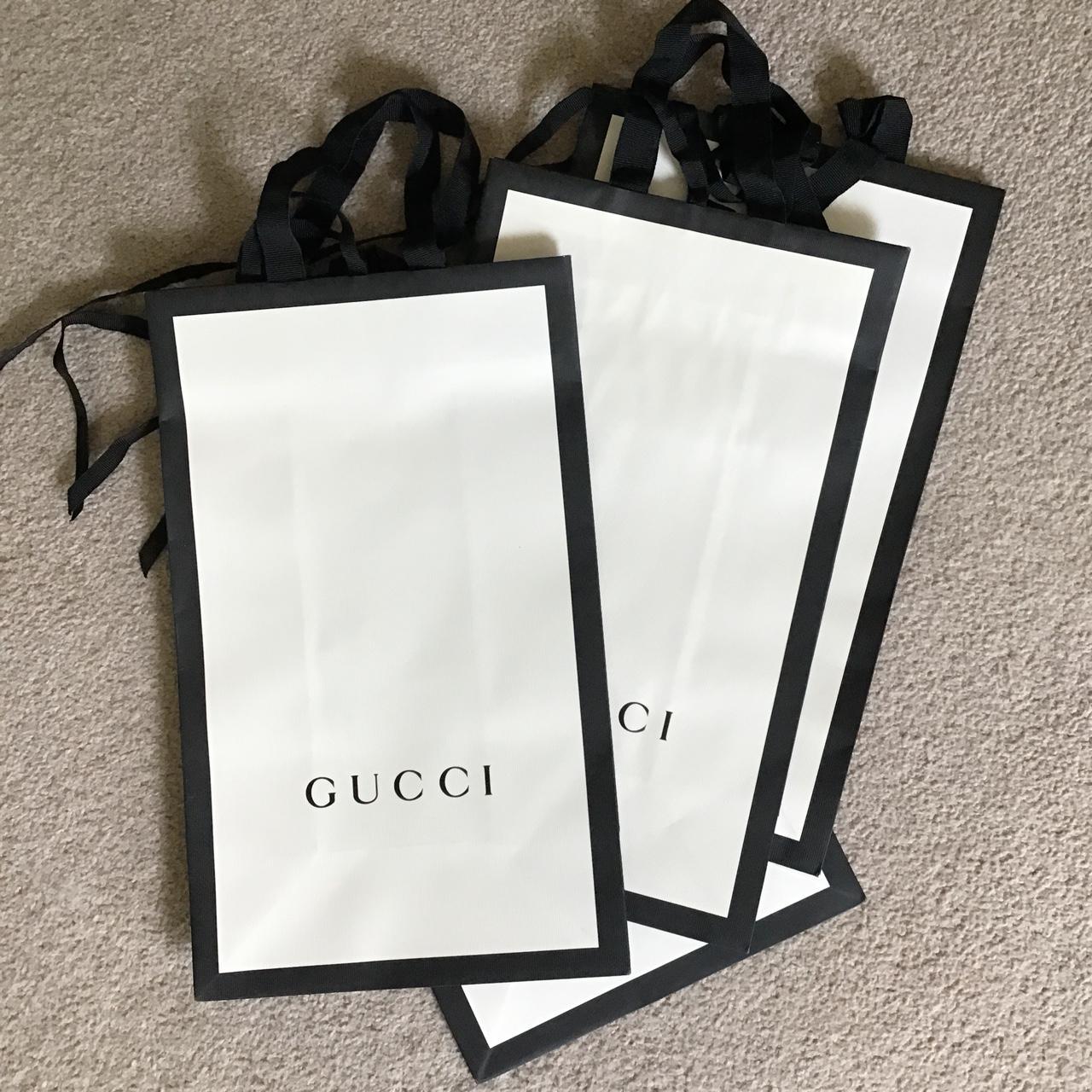 Bunch of 4 authentic Gucci carrier bags Brand Depop