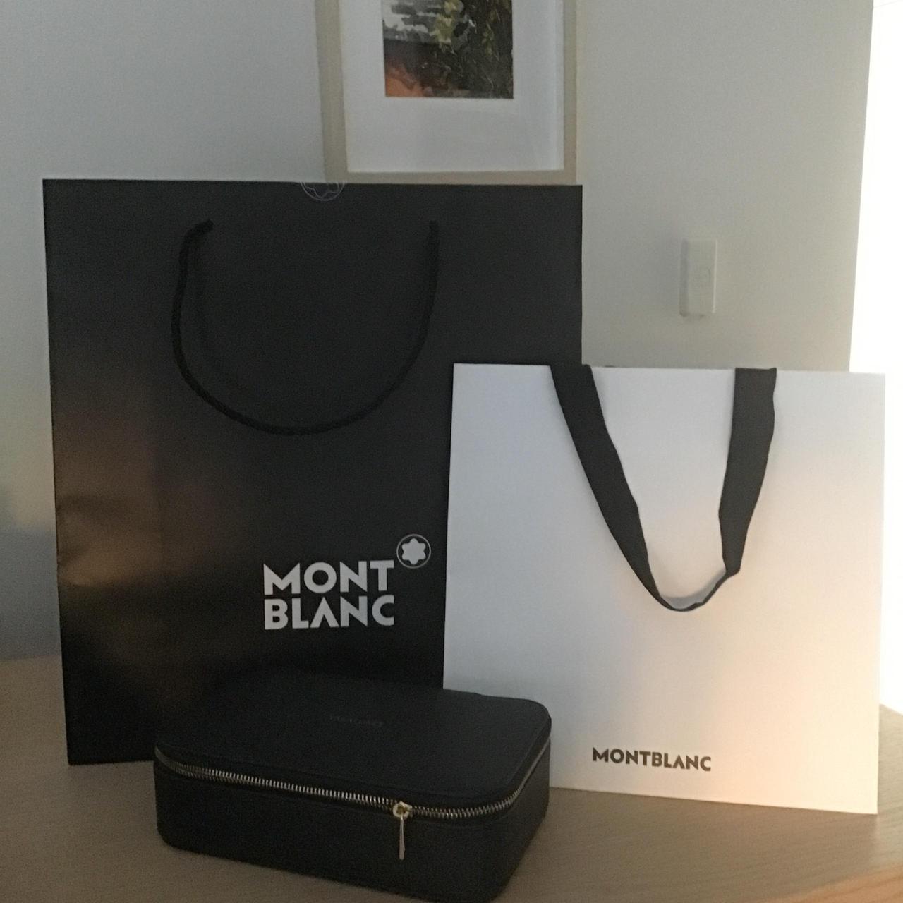 **Montblanc carrier bags x 2 **100% authentic/came... - Depop