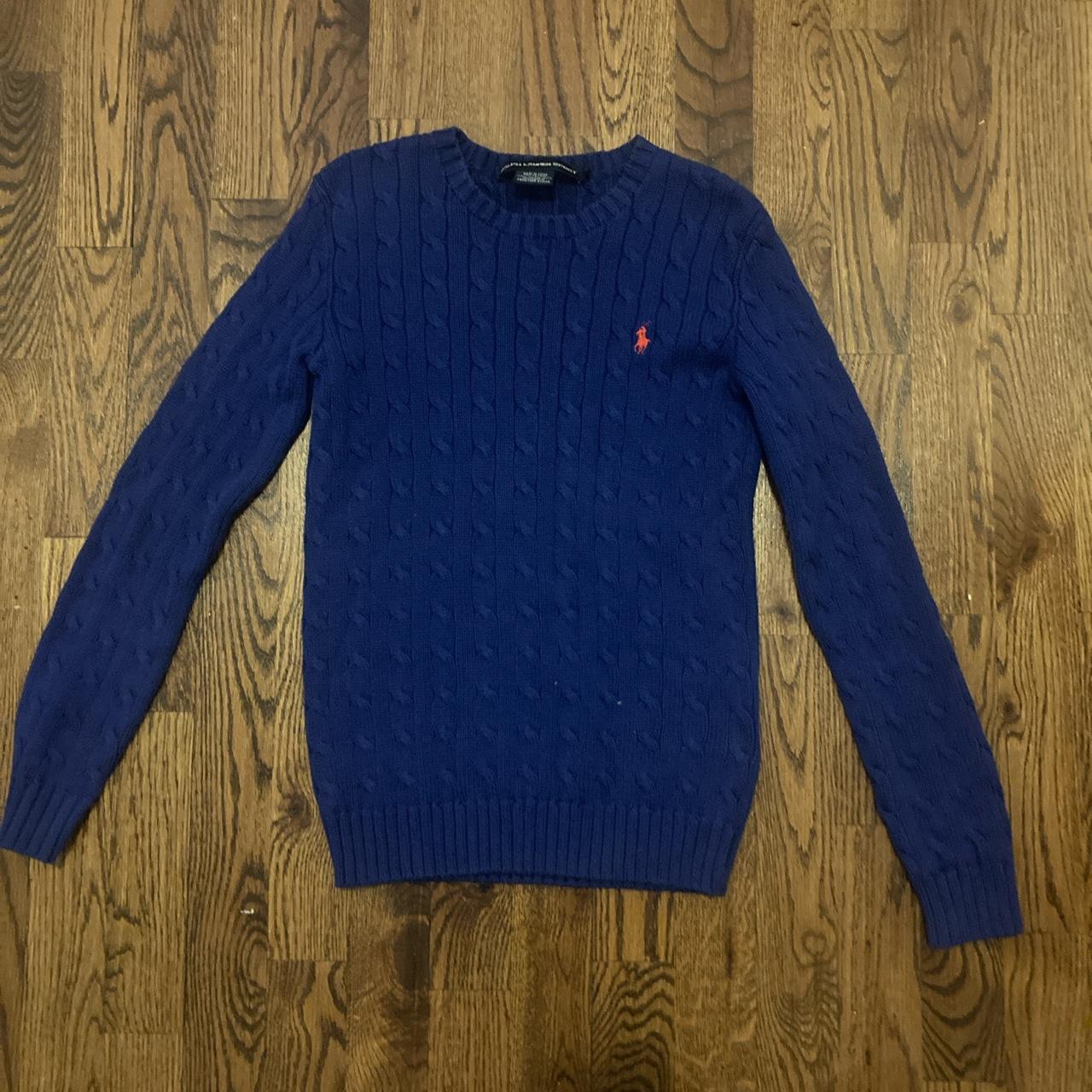 Royal Blue classic Ralph Lauren sweater #preppy... - Depop