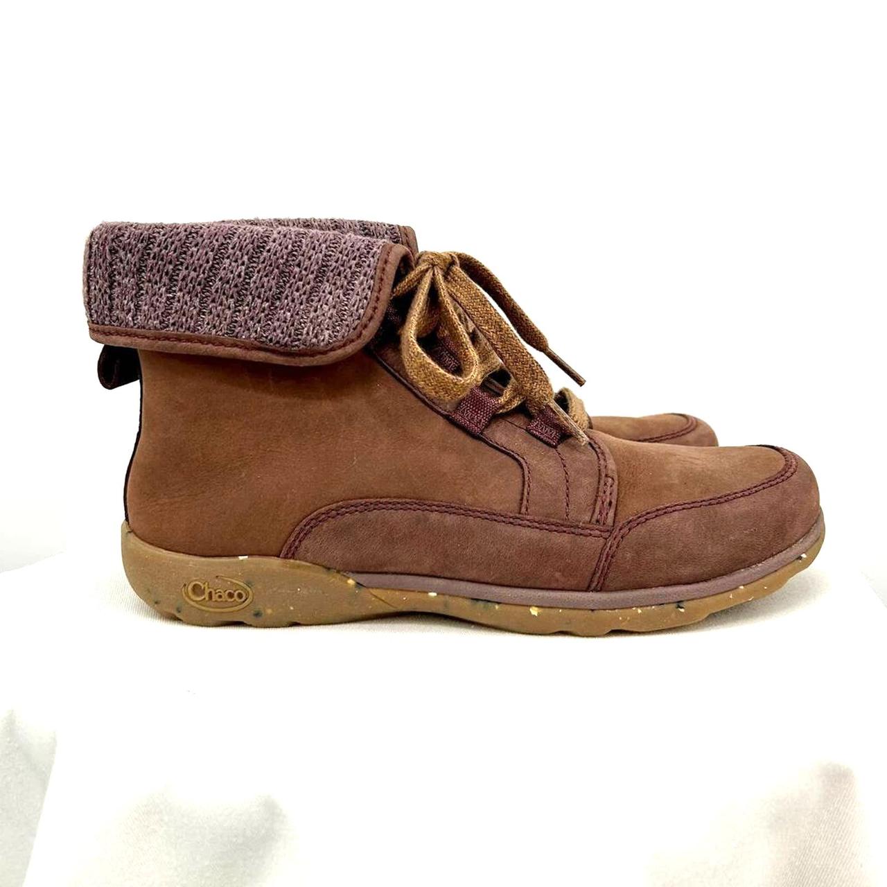 Chaco Women s Barbary Chukka Brown Leather Boot Depop