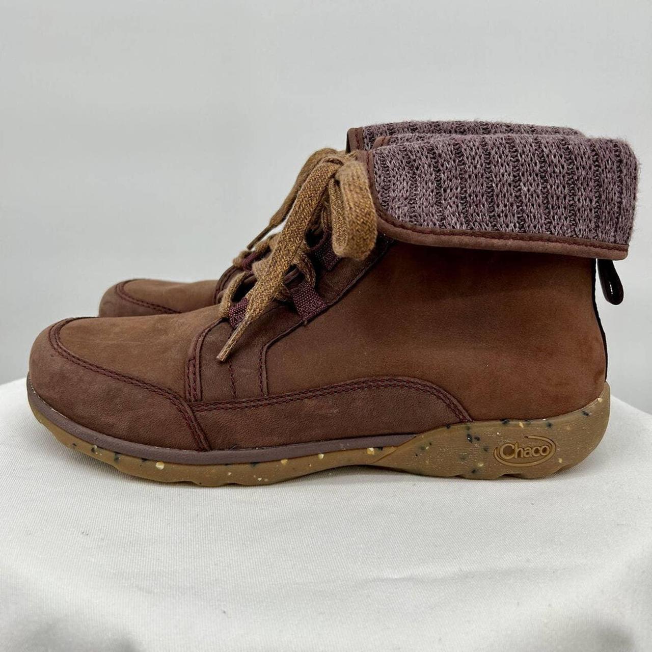 Chaco Women s Barbary Chukka Brown Leather Boot Depop