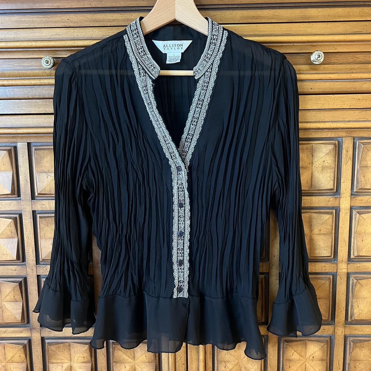 Black Sheer Long Sleeve Sheer Black Long Sleeve Depop 8875