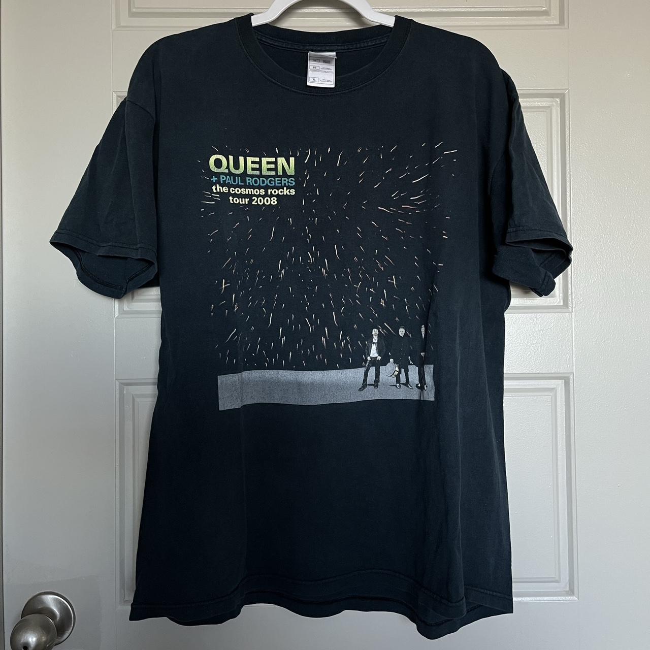 2008 Queen + Paul Rodgers Cosmos Rocks Tour Tee... - Depop