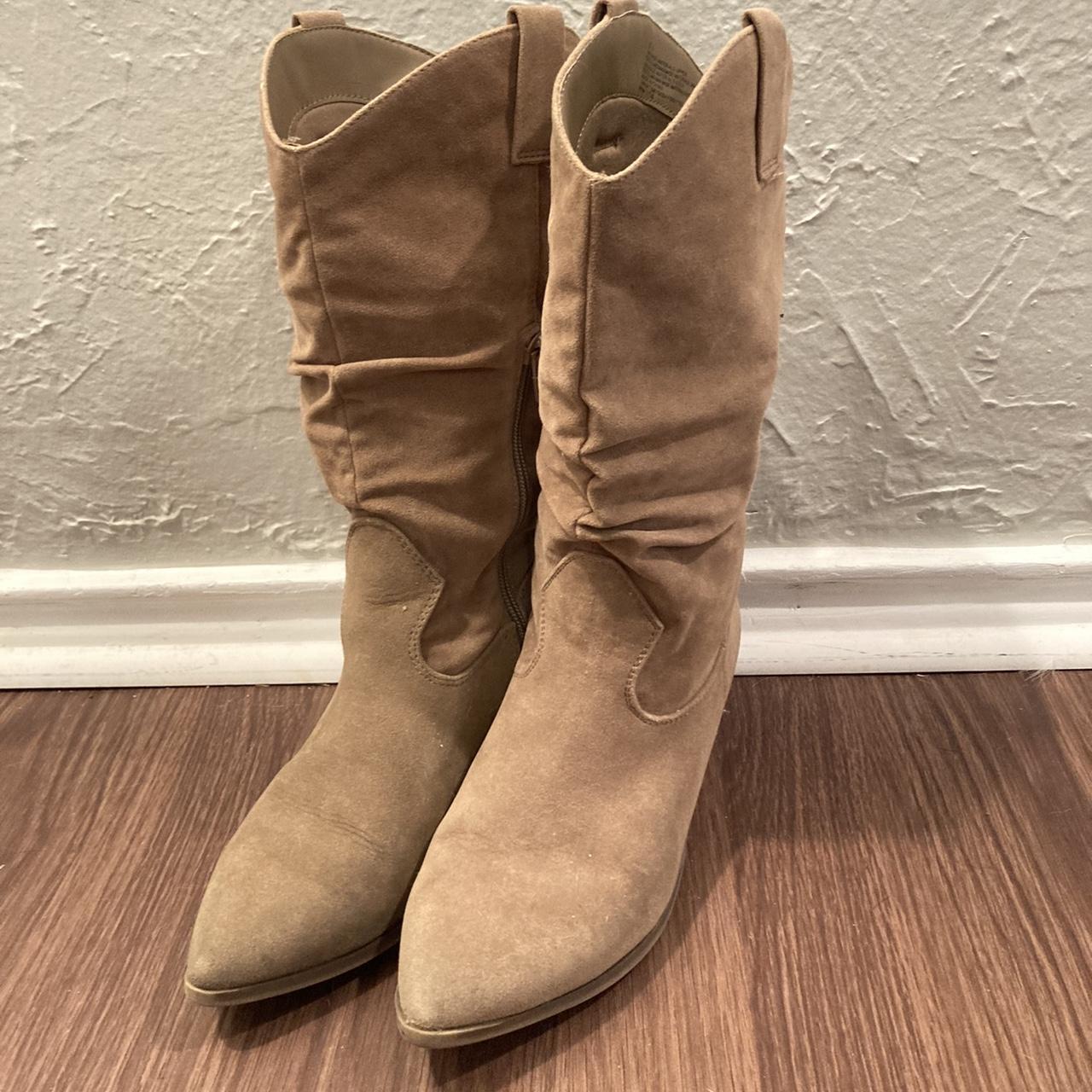 Target tan sale boots