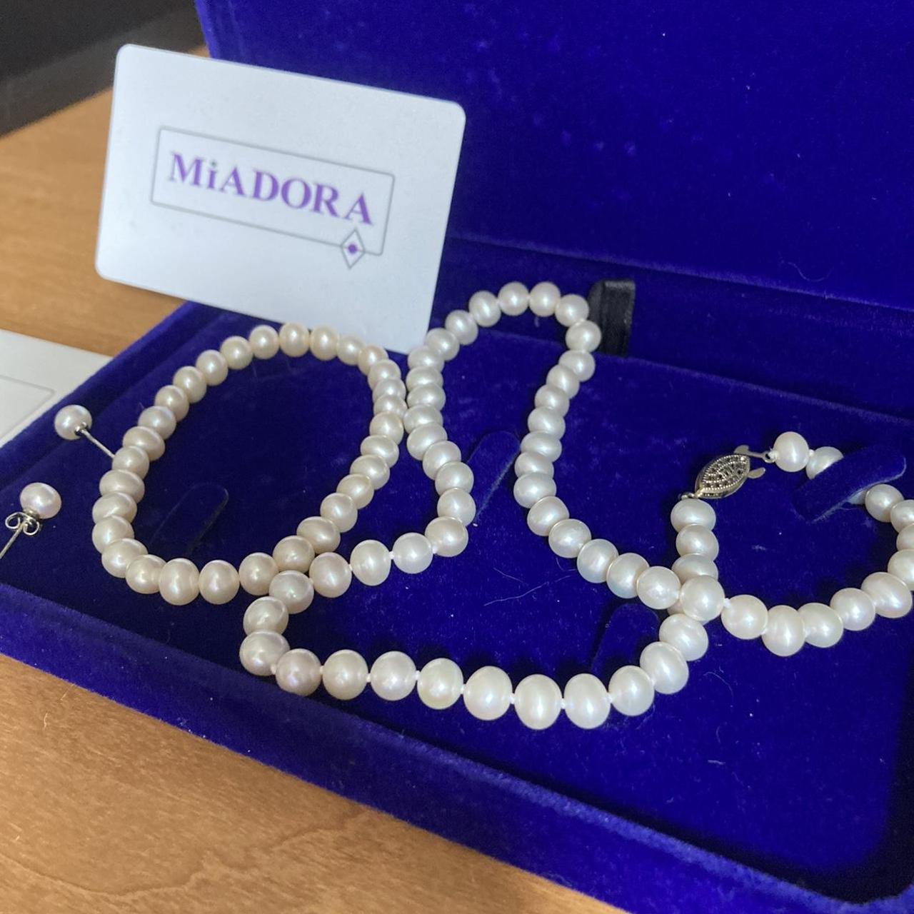 Miadora pearl store earrings