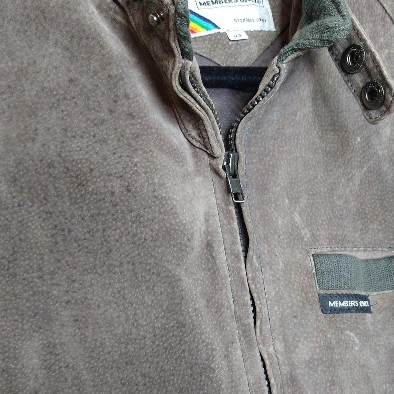 Members Only Men's Brown Jacket (2)