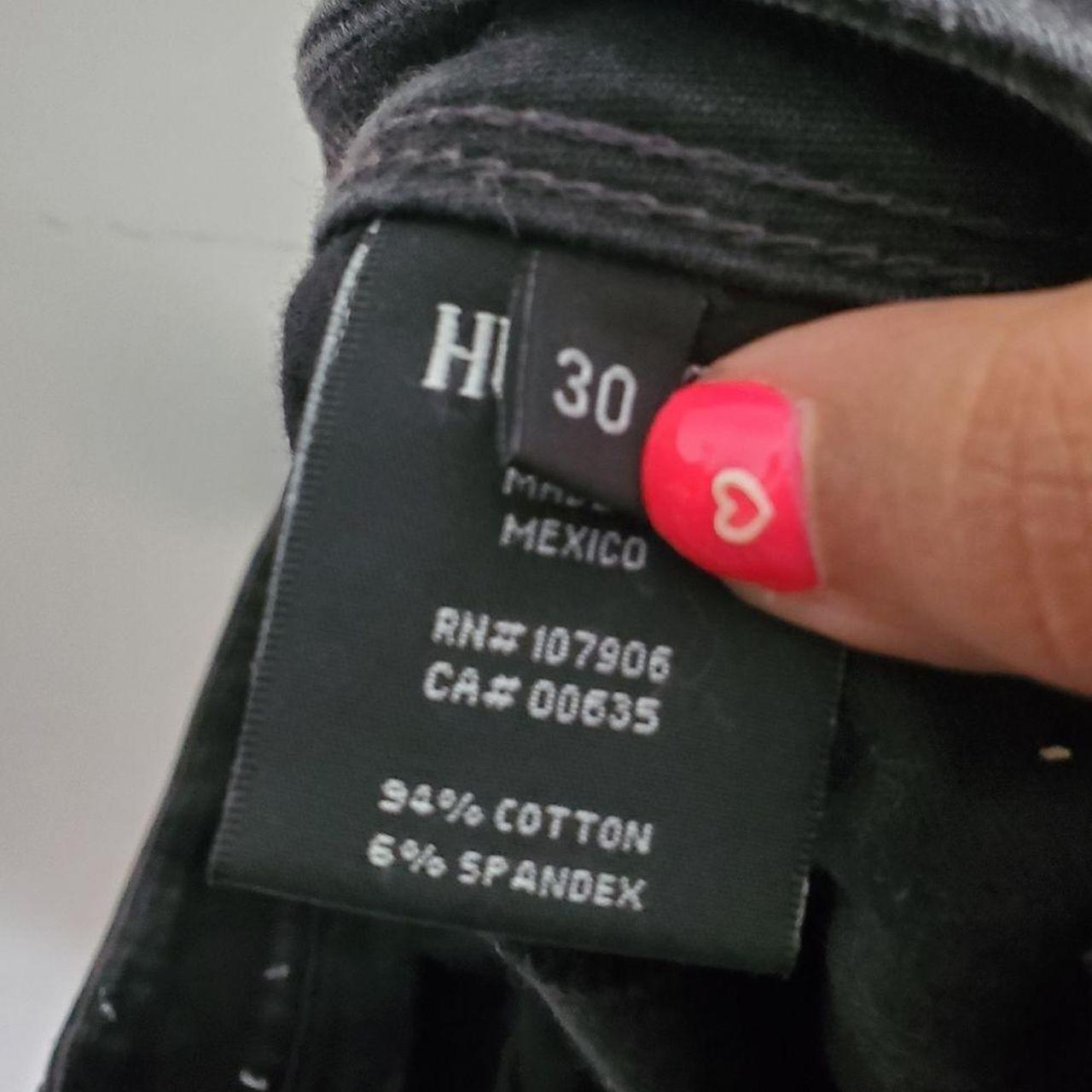 Hudson Jeans Black Y2K Collin Skinny Flap Pocket Low Rise Jeggings