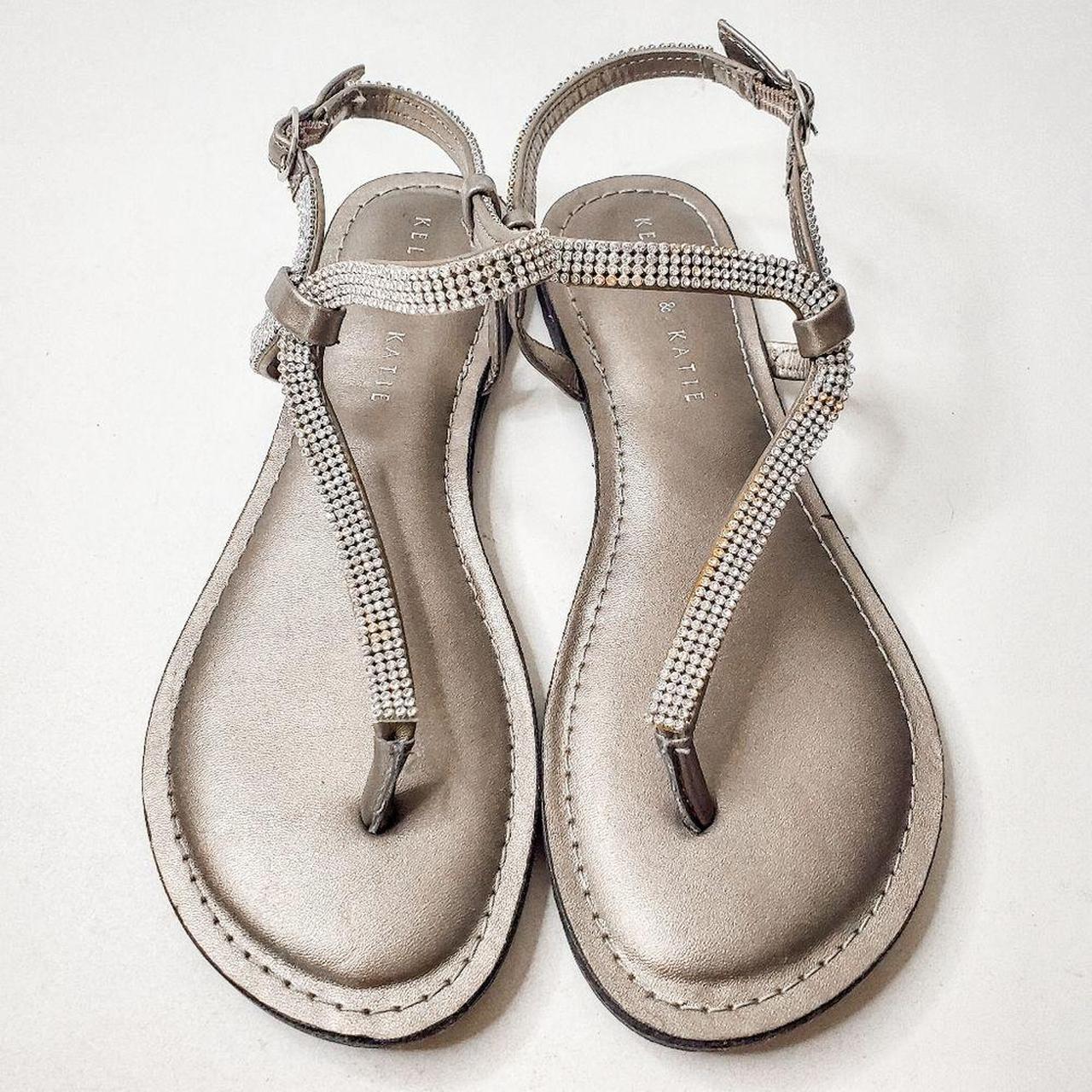 Gunmetal 2024 gray sandals