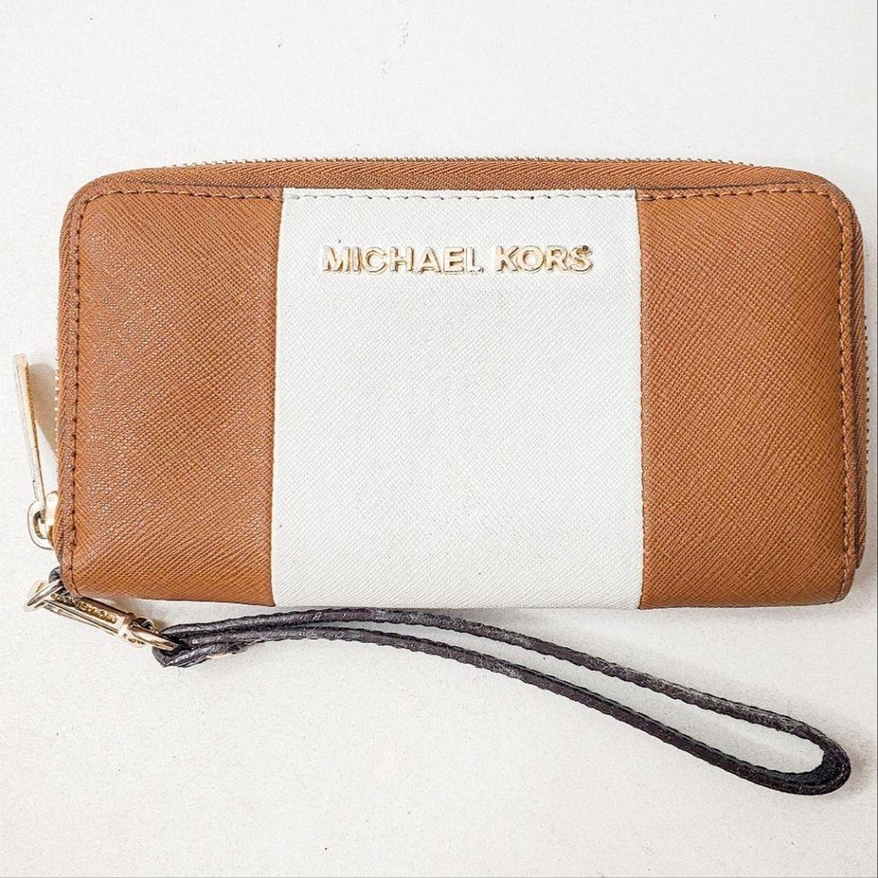 Michael kors clearance striped wallet